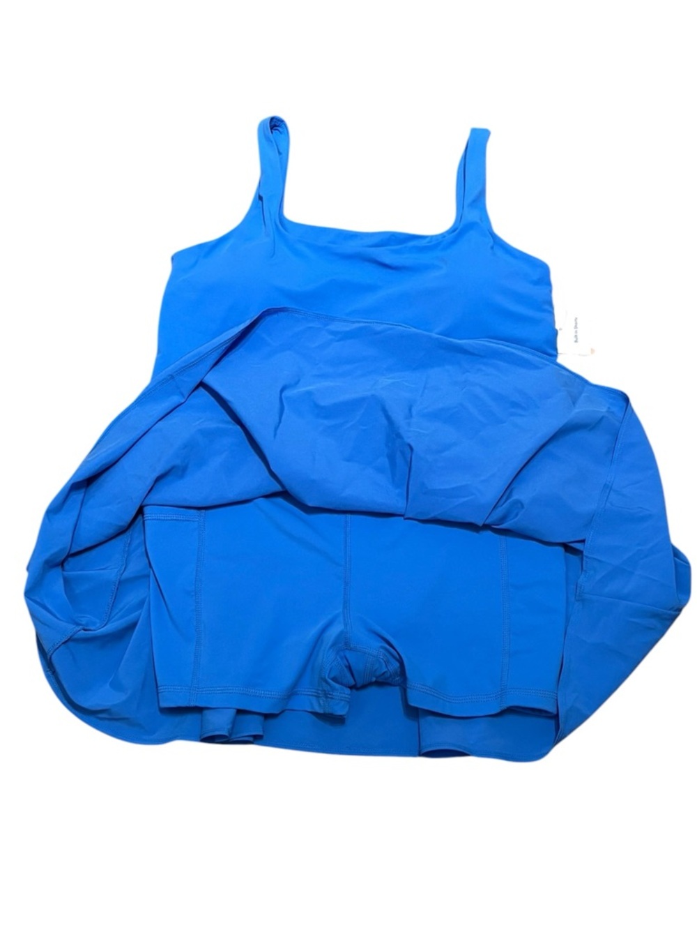 JoyLab Bright Blue Active Dress With Built In‎ Pocketed Shorts, Size L, NWT - Picture 6 of 11